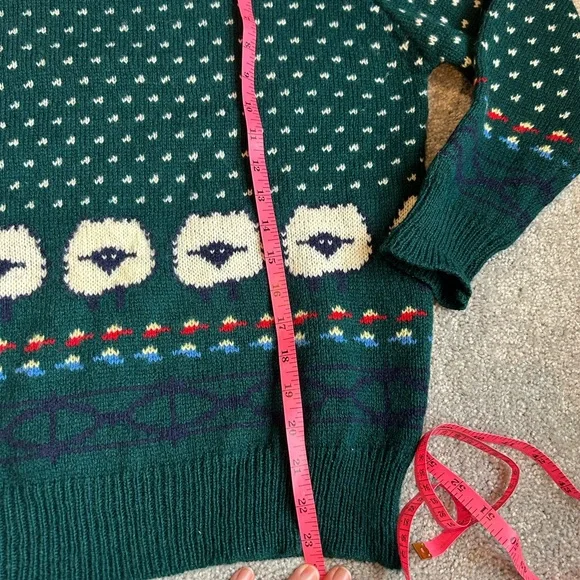 Deans of scotland shetland wool Crewneck Sweater - Picture 3 of 6